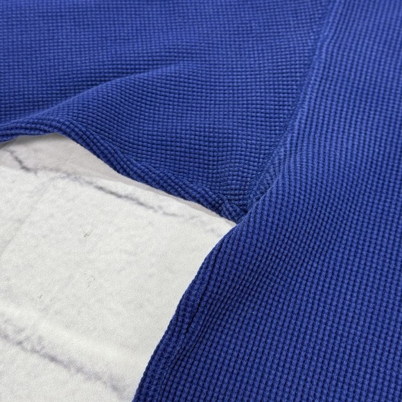 VTG Disney‎ Store Waffle Knit Henley L Blue Winnie The Pooh Tigger Rabbit Piglet - Picture 10 of 16